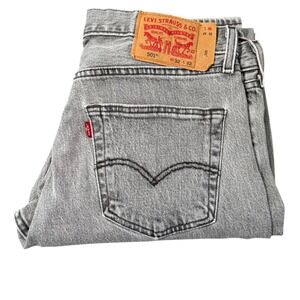 Levis 501 Original Fit Gray Straight Leg Button Fly Mens Jeans 32X32 00501-2501